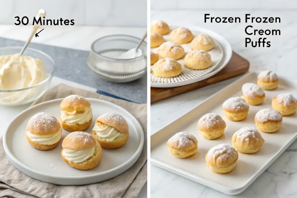  Step-by-step thawing process for Costco cream puffs