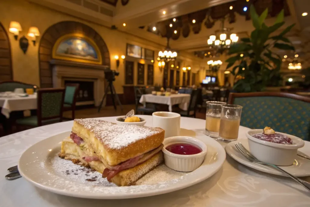  Monte Cristo sandwich at Disneyland’s Blue Bayou Restaurant.